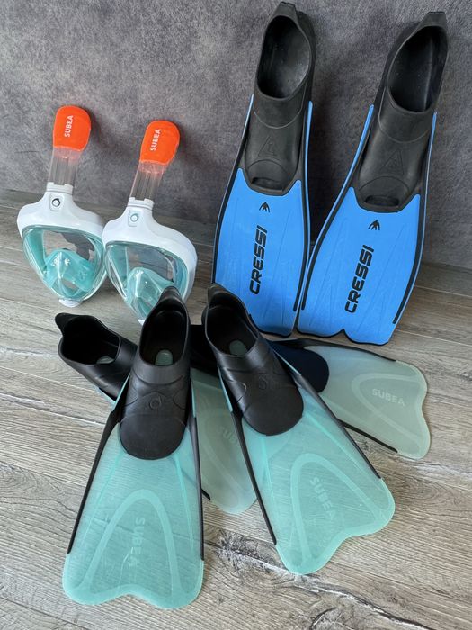 Zestaw do snorkelingu maska płetwy