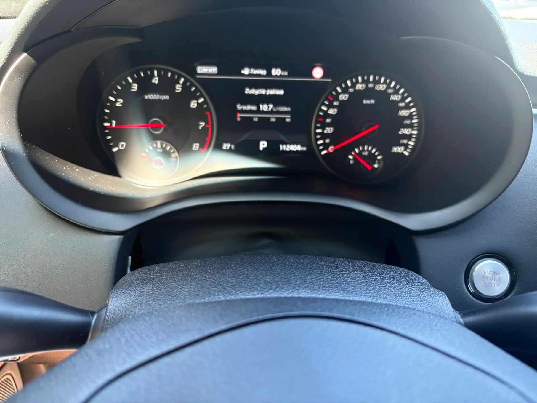 Kia Stinger Salon PL*Bezwyp*Skóra*Automat*Panorama*Nawi*Kamera*I rej 2019 Max wyp.