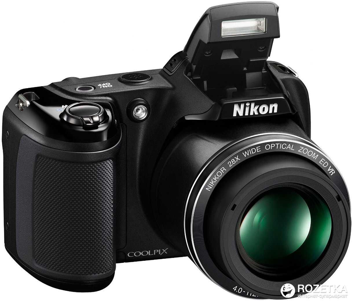 Фотоаппарат Nikon Coolpix L340 Black + сумка с ремнем + USB-кабель