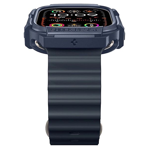 Etui Spigen Rugged Armor na Apple Watch Ultra 1 / 2 (49 mm) - granatow