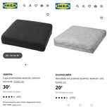 Almofadas de exterior / jardim sofá IKEA