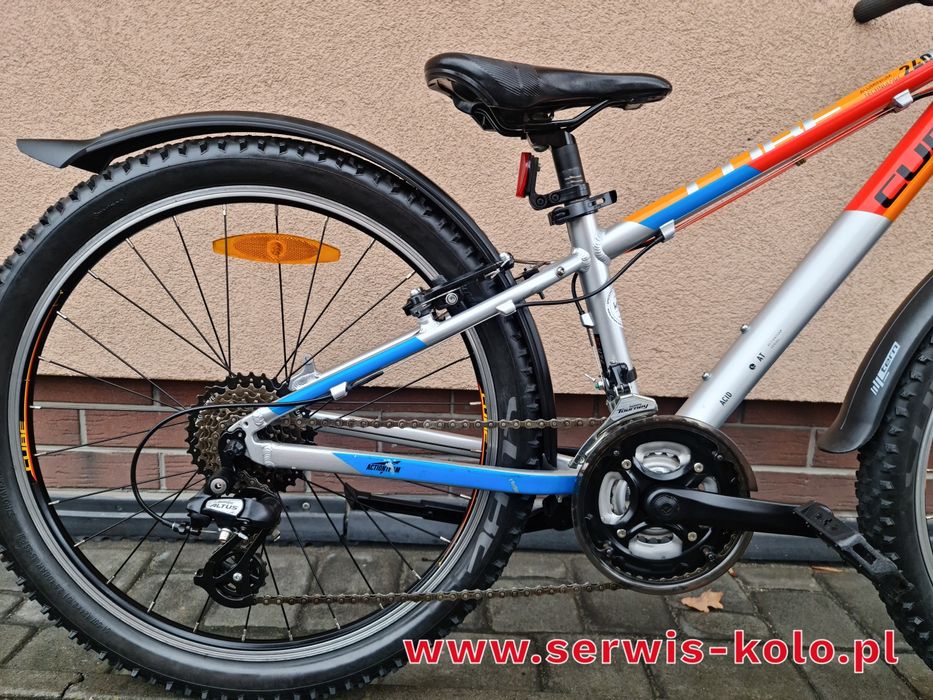 Rower dziecięcy CUBE koła 24 SHIMANO ALTUS aluminium okazja rabat
