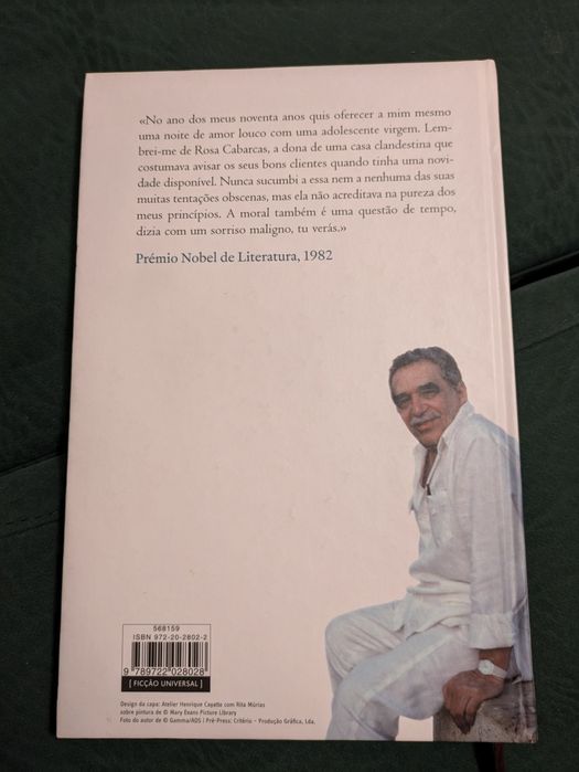 Livro "Memórias das minhas putas tristes” de Gabriel García Márquez