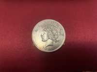 Эксклюзив Монета серебро 999 один доллар мира.Высшая проба.Вес 31грм