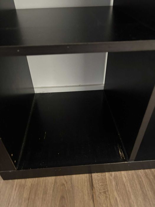 Kallax preto 4 quadrados