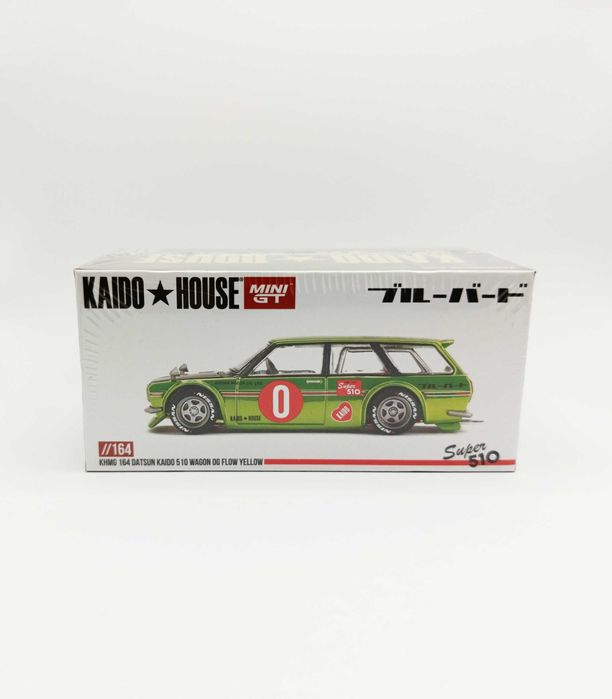 Kaido House Datsun 510 Wagon OG Flow Yellow #164 1:64