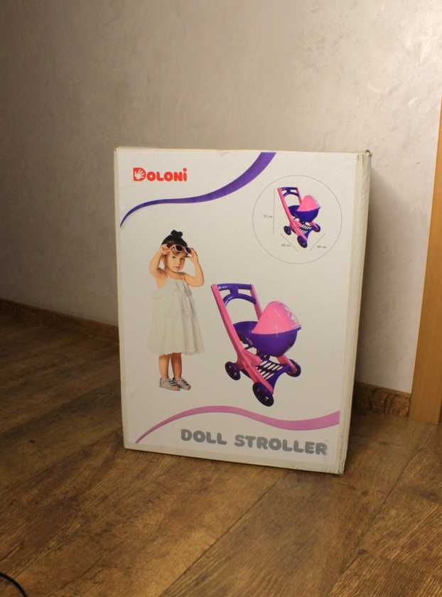 Коляска для ляльки долоні візок іграшковий пластикова з люлькою нова