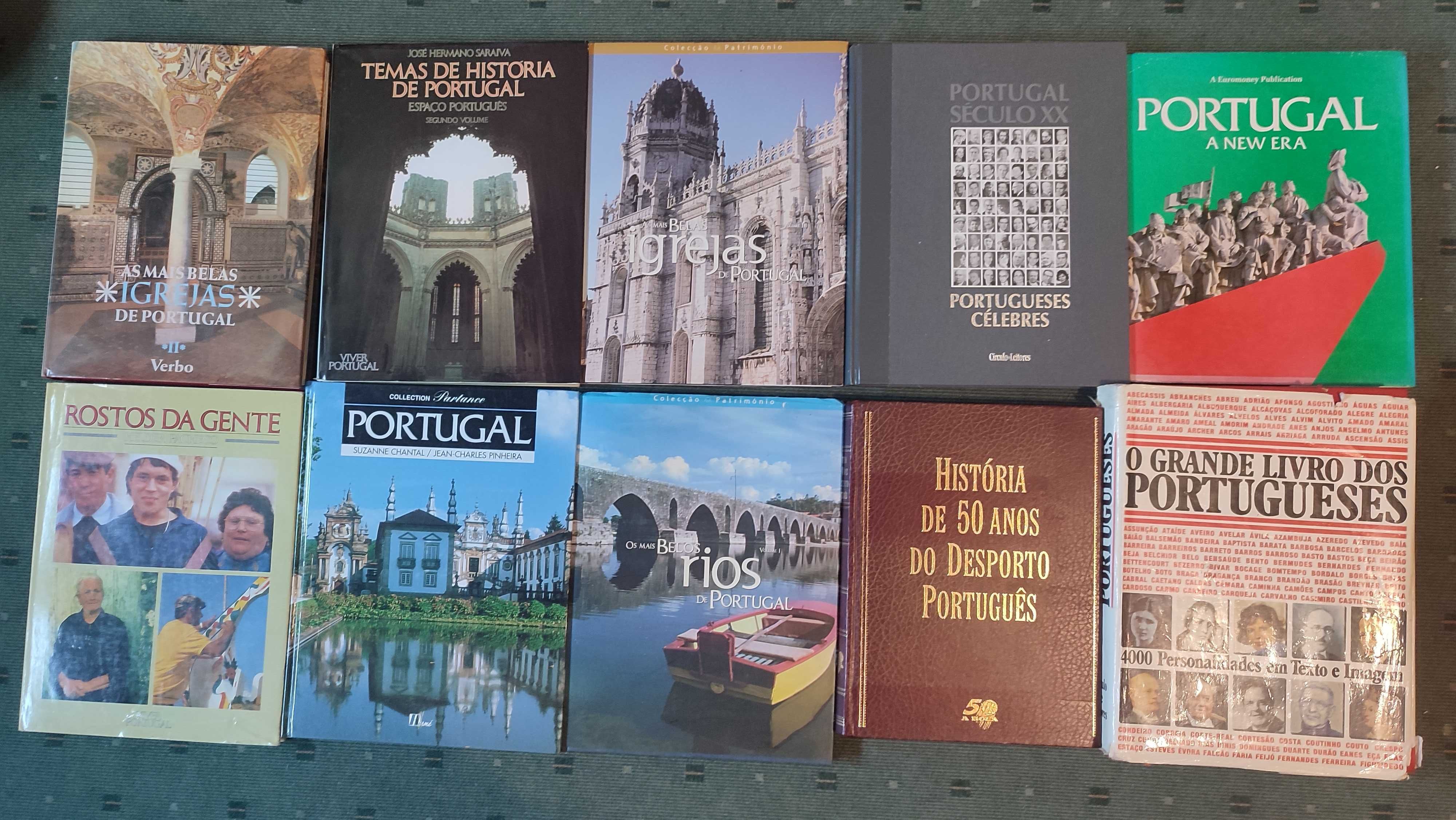 Lote Livros História de Portugal - capa dura - cada 5 €