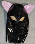Maska latex lateksowa z uszami L