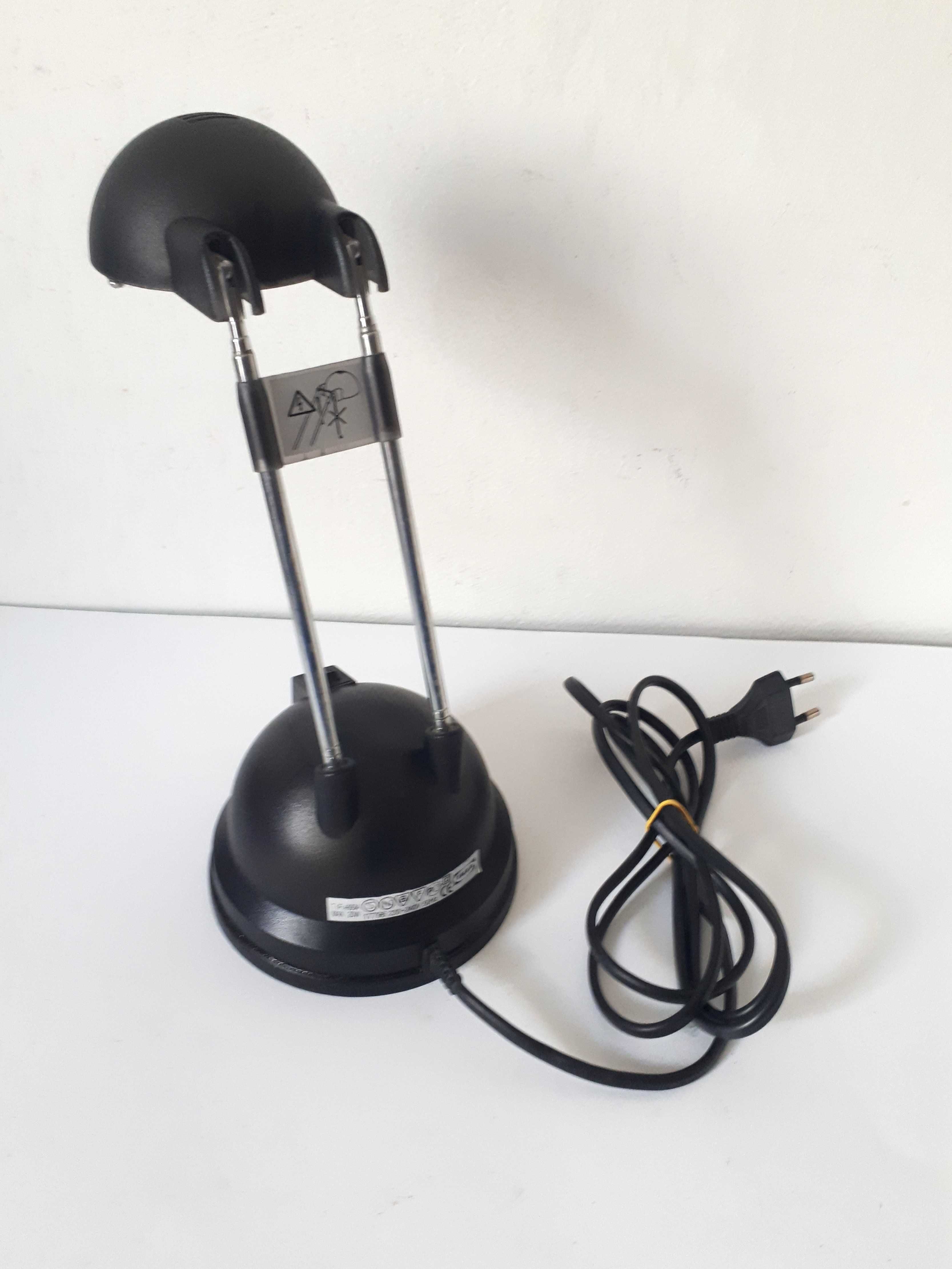 lampka biurkowa Ikea halogenowa czarna regulowana
