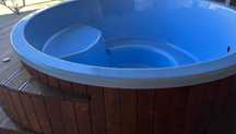 NOWA CAŁOROCZNA balia ogrodowa SPA hot tub LED 6-8 osób średnica 220cm