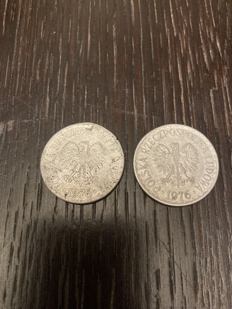 Moneta 1 złoty z 1976 roku bzm