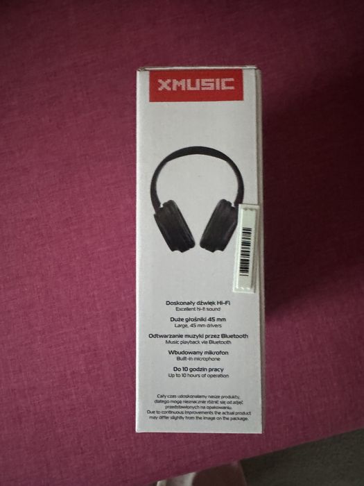 Słuchawki nauszne XMUSIC BTH106B czarny