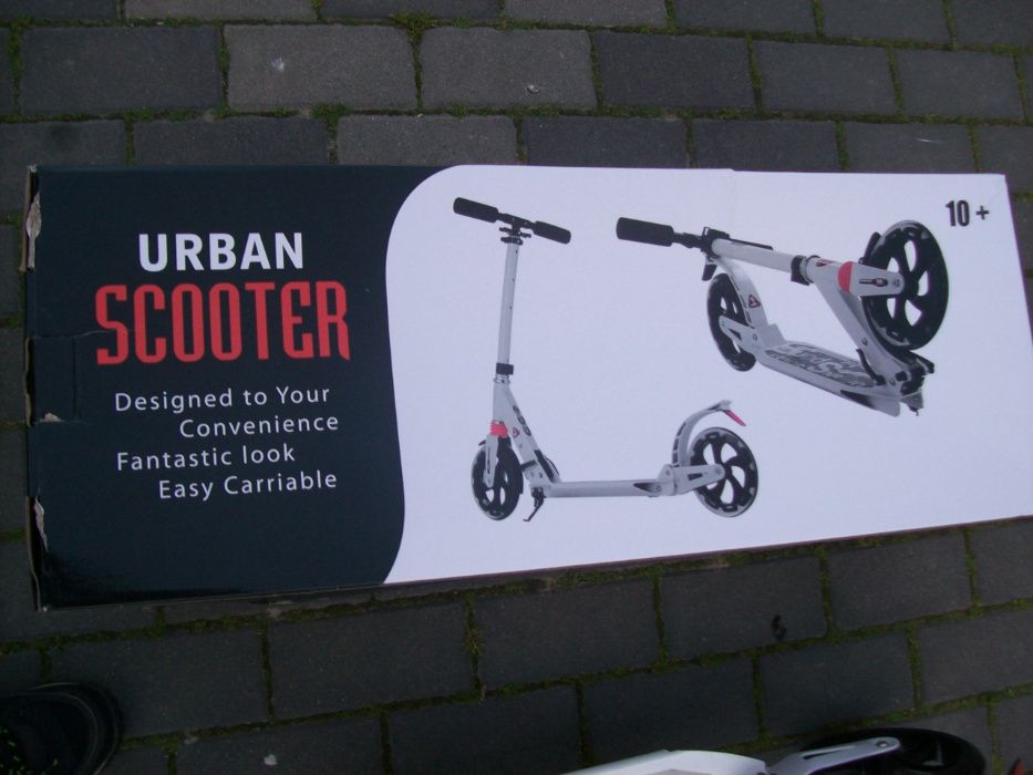 Urban SCOOTER Hulajnoga 2X Amortyzator 100KG