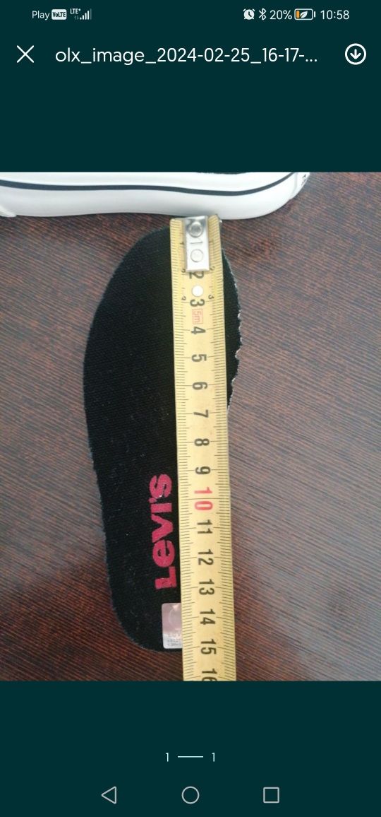 Trampki dziecięce levi's 24