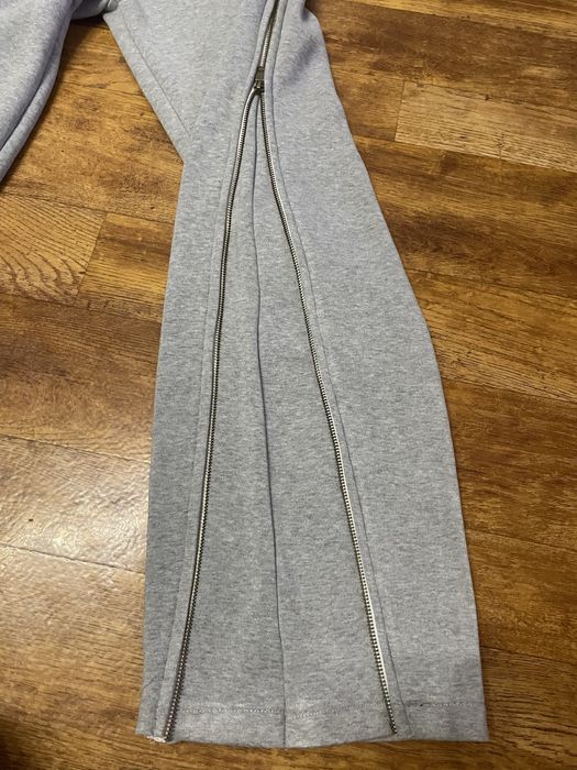Flared zip pants штани з блискавками sweatpants
