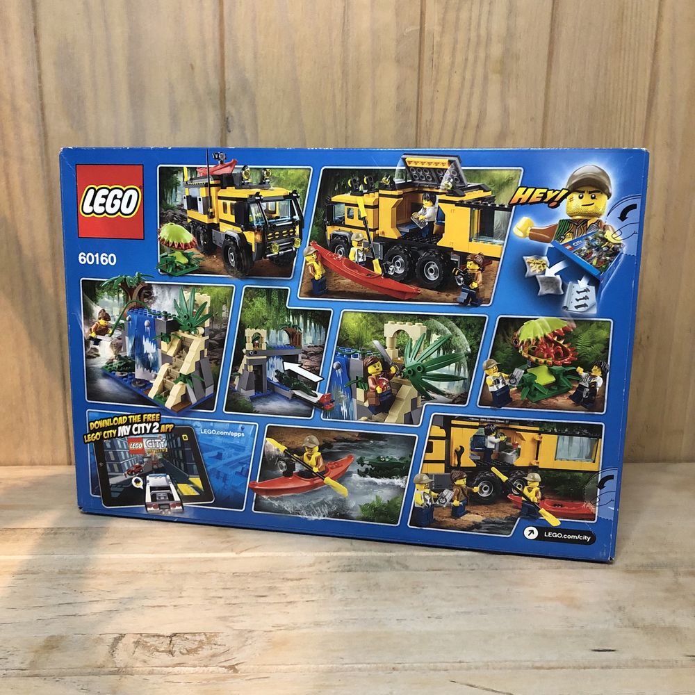 Klocki lego city 60160 - mobilne laboratorium w dżungli dżungla