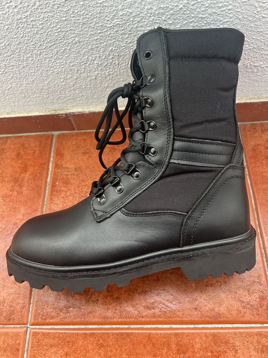 Bota Militar de pele