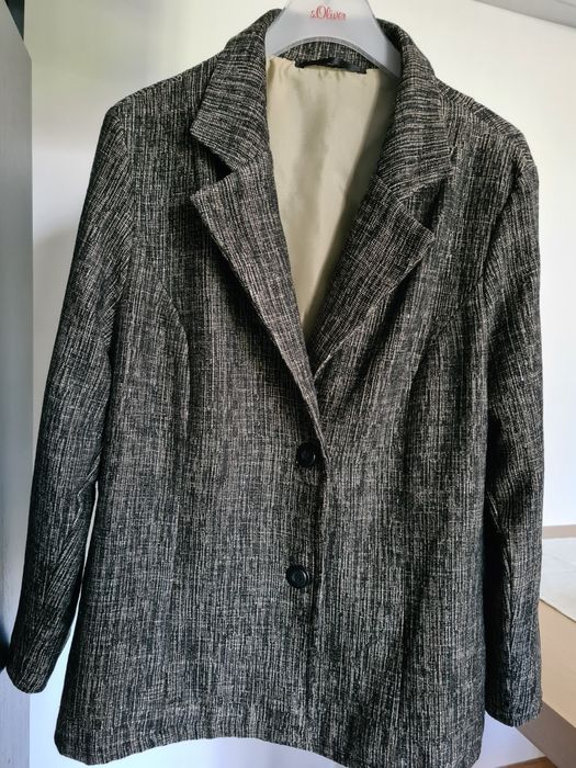 Żakiet damski, melanż,  4x XL
