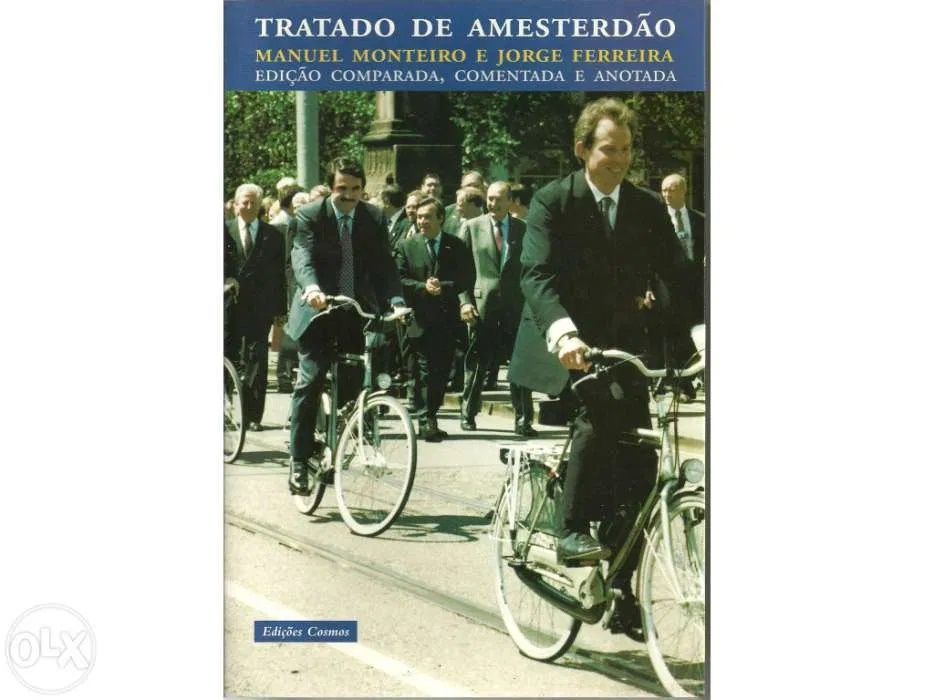 Tratado de Amesterdão Livro das edições Cosmos de 1998. Autores Manuel