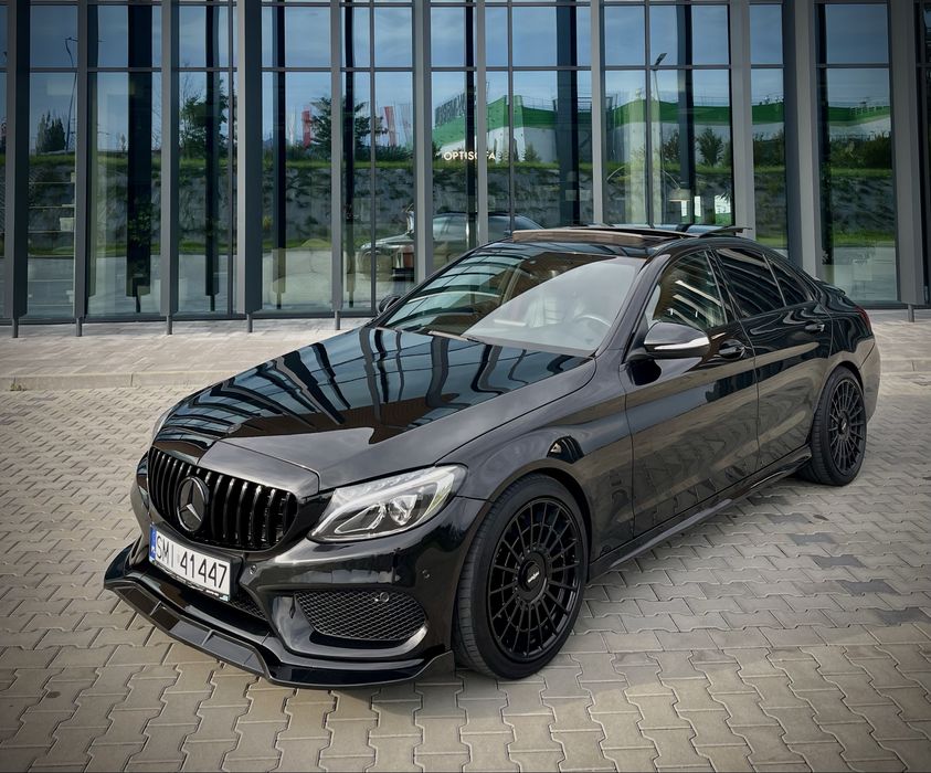 Mercedes Benz C klasa W205 AMG 220D 2016r 7G Tronic Automat Łopatki
