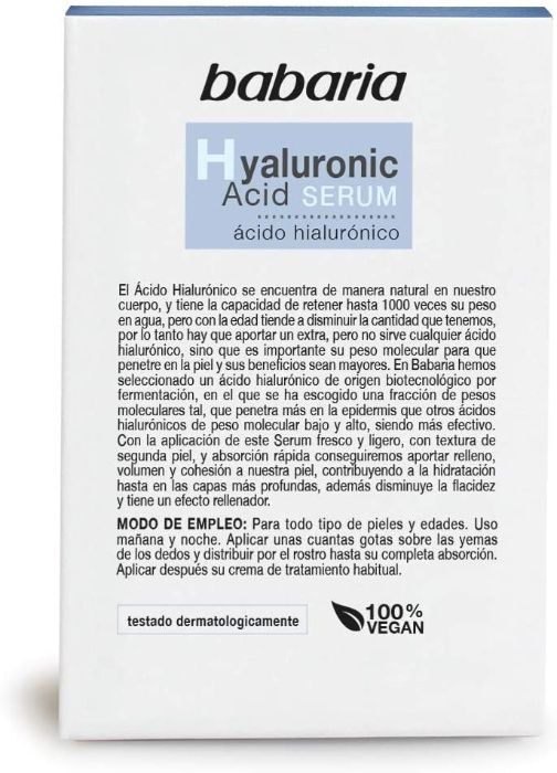 Serum Acido Hialuronico 30 ml Vegano Cuidado da pele e rosto Mãe