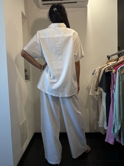 Костюм белый лен  PLT, s