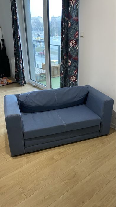 Kanapa Sofa Ikea Askeby rozkladana 2-osobowa niebieska Stan bdb Gdynia