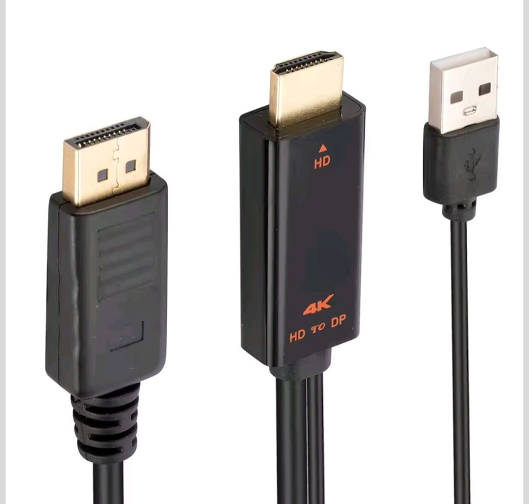 Кабель HDMI to DP displayport 1.8 м