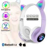 Бездротові навушники з котячими вушками Наушники Bluetooth CAT VZV-23M