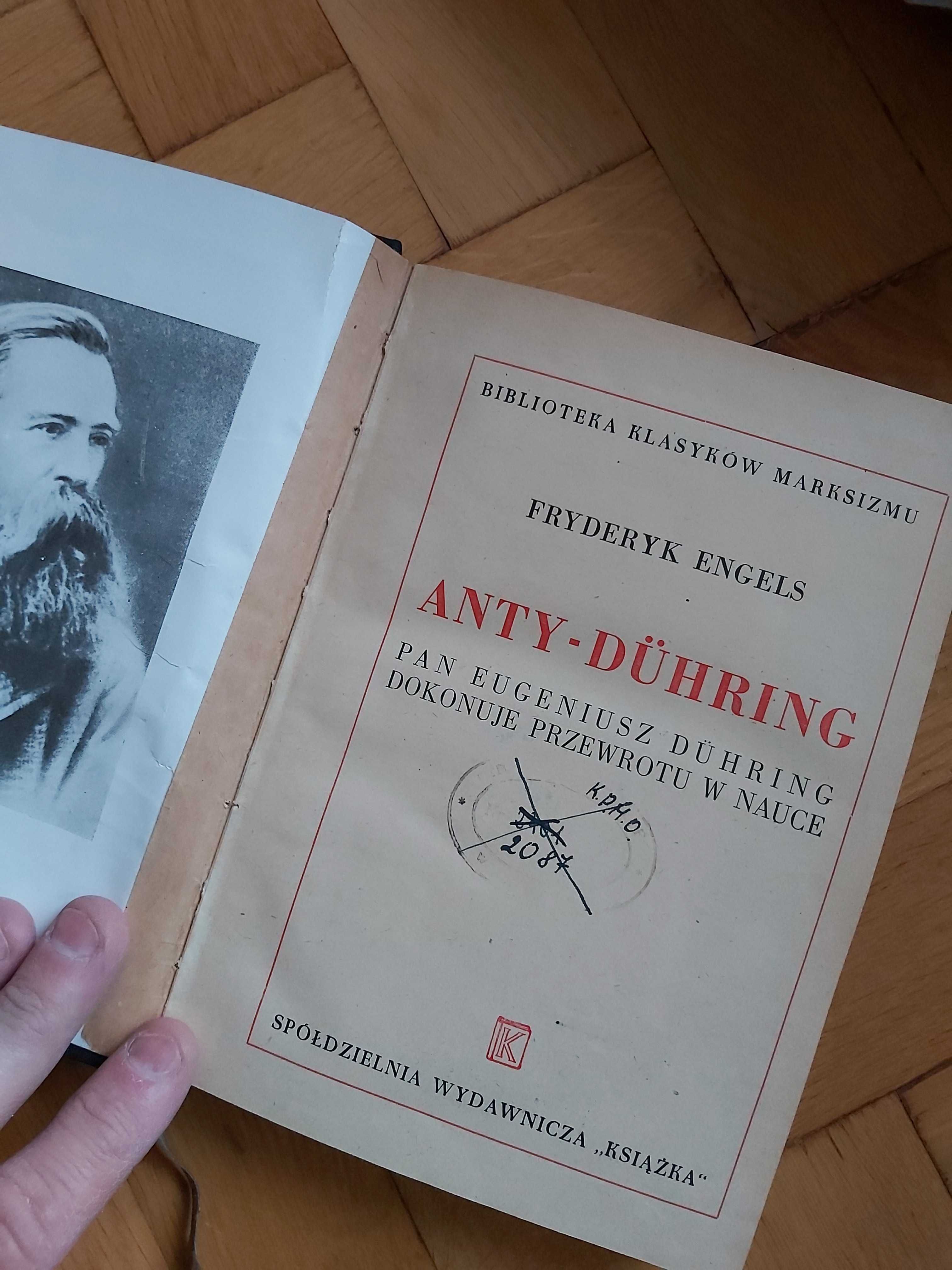 Książka Anty Duhring Fryderyk Engels