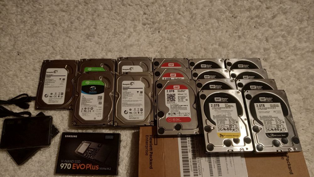 Discos SATA 3.5" 3TB, 2TB