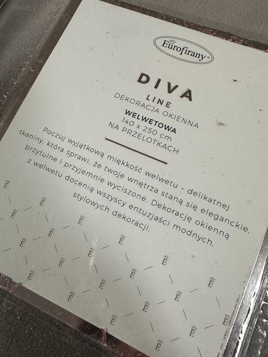 2 sztuki zasłon DIVA line ADELLE