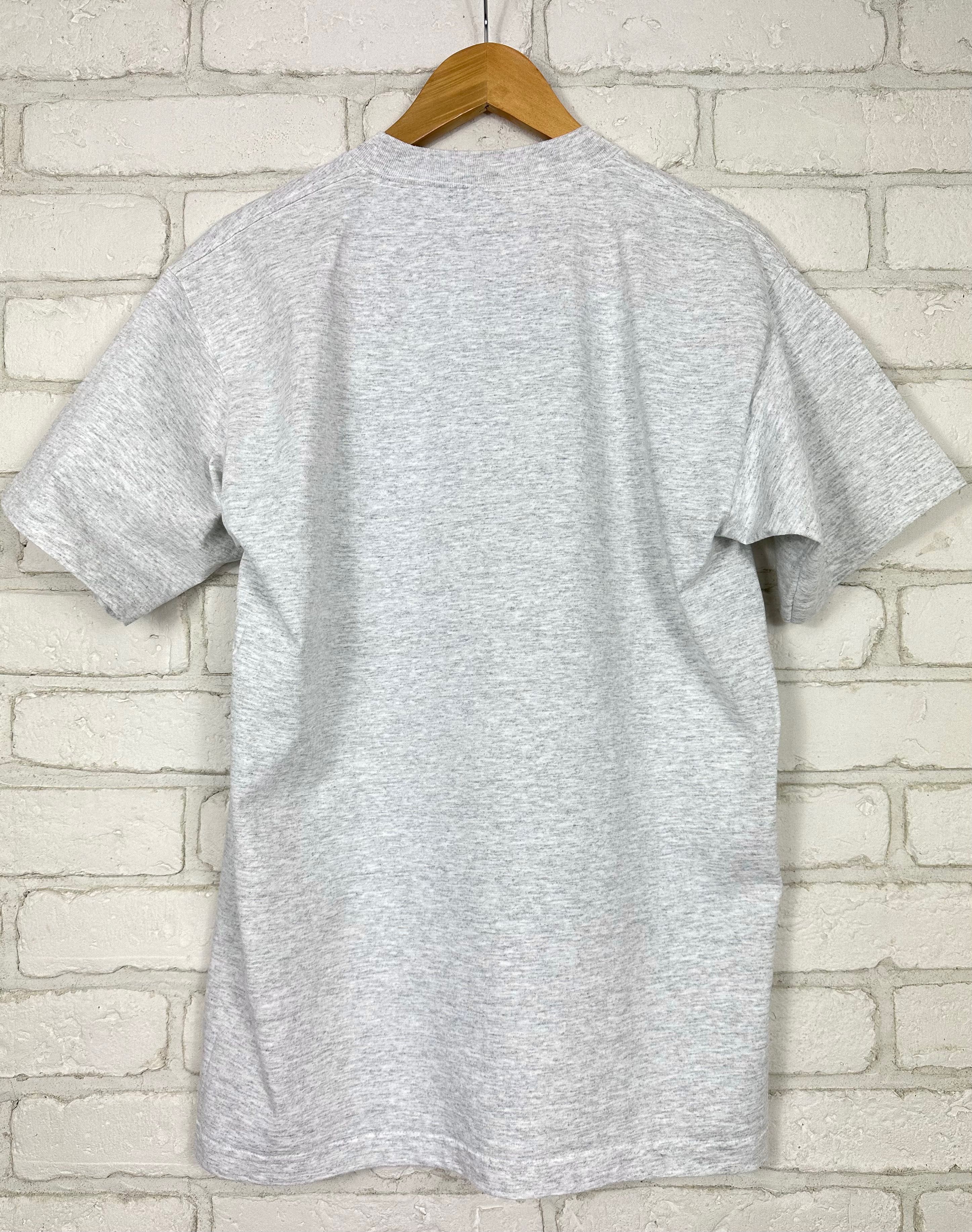 T-shirt vintage z motywem delfinów; single stitch