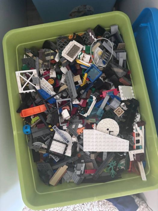 Деталі для конструктора Lego, загальна вага 15 кг
