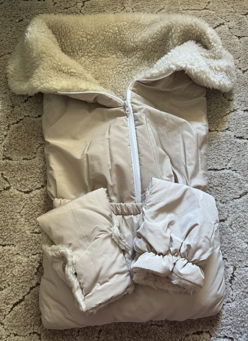 Зимовий конверт в візок та теплі муфти