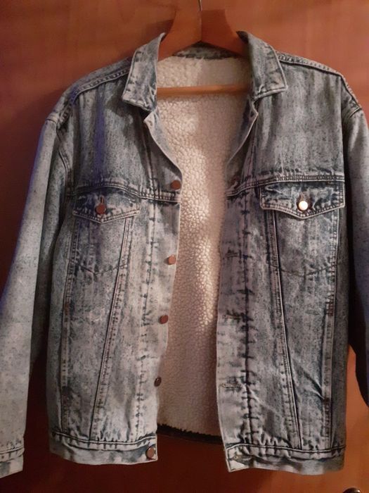 Джинсова куртка утеплена 52 р.