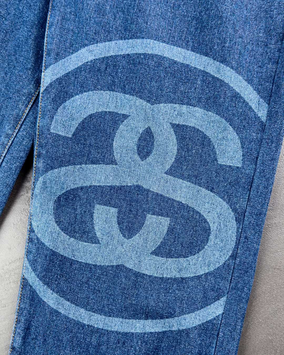 Джинси STUSSY SS-Link Big Ol' Jeans Dark Blue