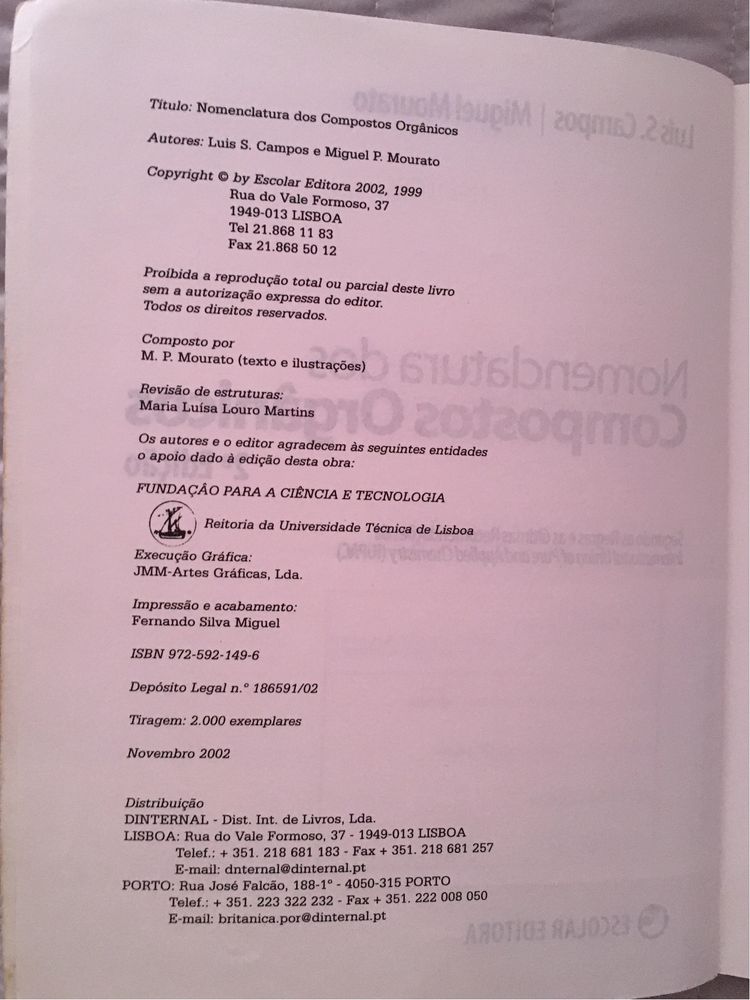 Nomenclatura dos Compostos Orgânicos