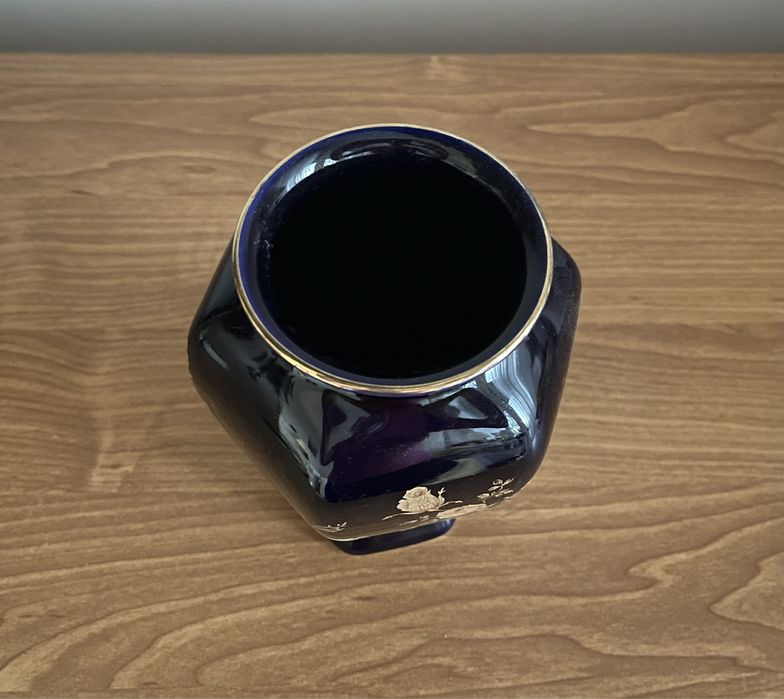 Wazon kobaltowy - porcelana. Bareuther