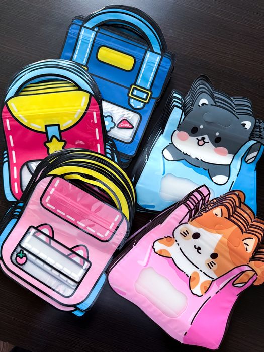 Подарункові зіп-пакети дитячі упаковка для солодощів.