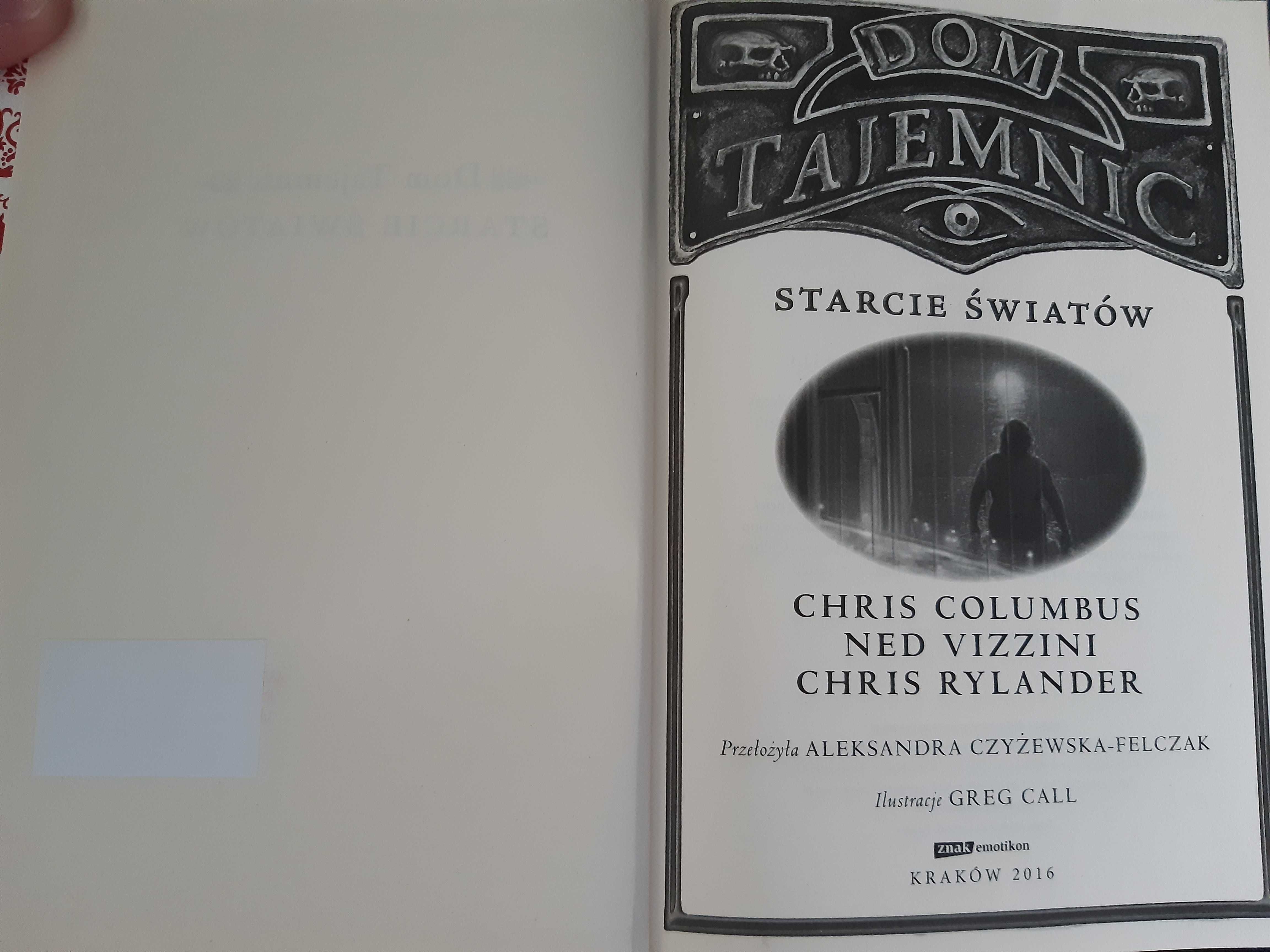 'Dom Tajemnic' Chris Columbus, Ned Vizzini, komplet części 1-3