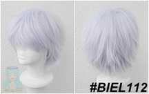 Gojo Satoru Jujutsu Kaisen biała krótka fioletowa peruka cosplay wig