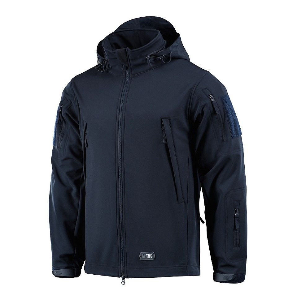 kurtka soft shell m-tac dark navy blue l