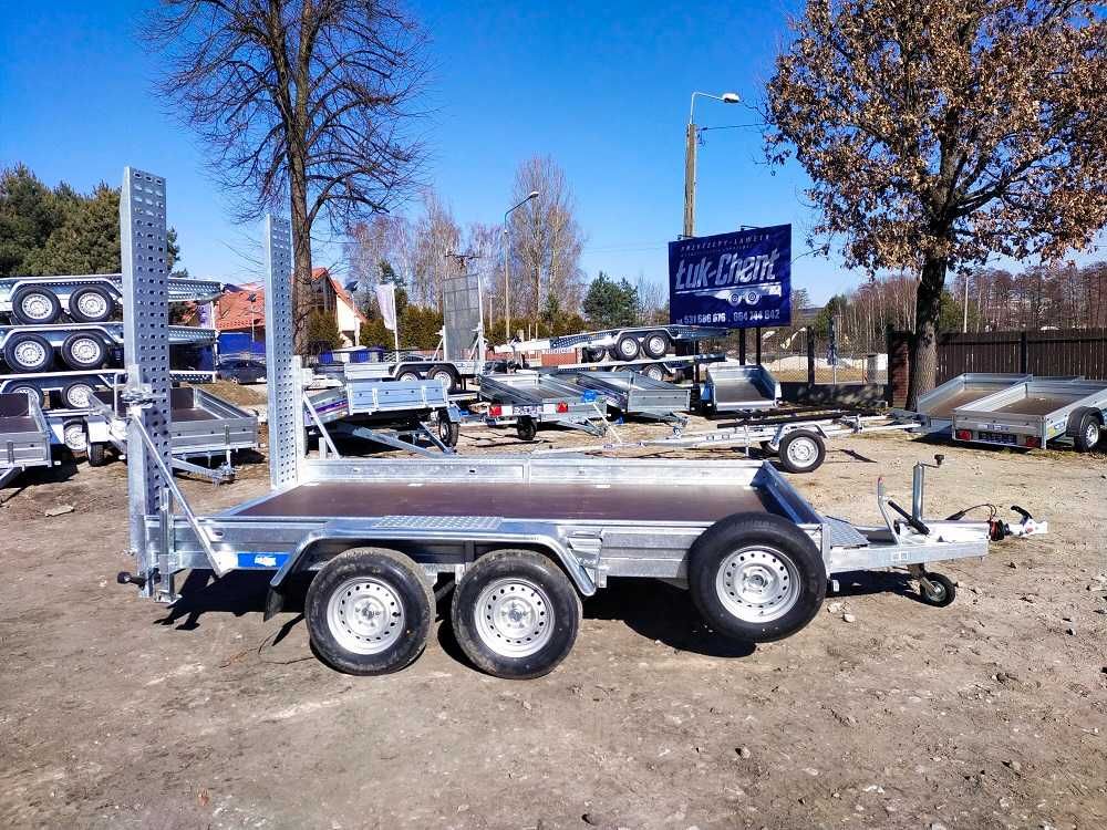 Laweta przyczepa 3,00x1,5 DMC 2700kg minikoparkę  pod Koparkę Walec