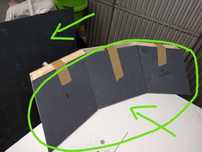 Retalhos Placas PVC rígido 3mm cinza DIY