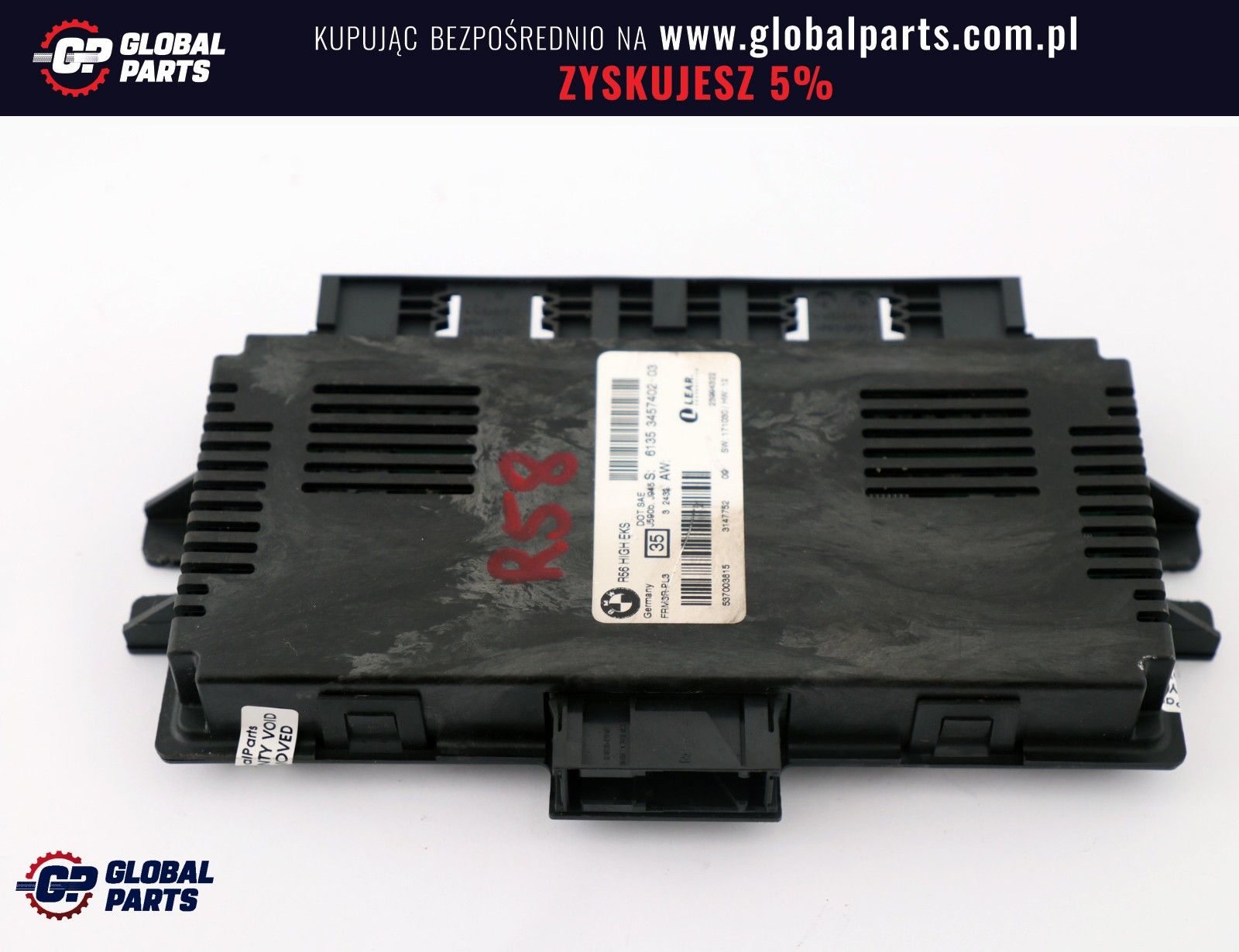 Mini R58 Coupé Moduł Sterownik Oświetlenia High EKS PL3 FRM3R