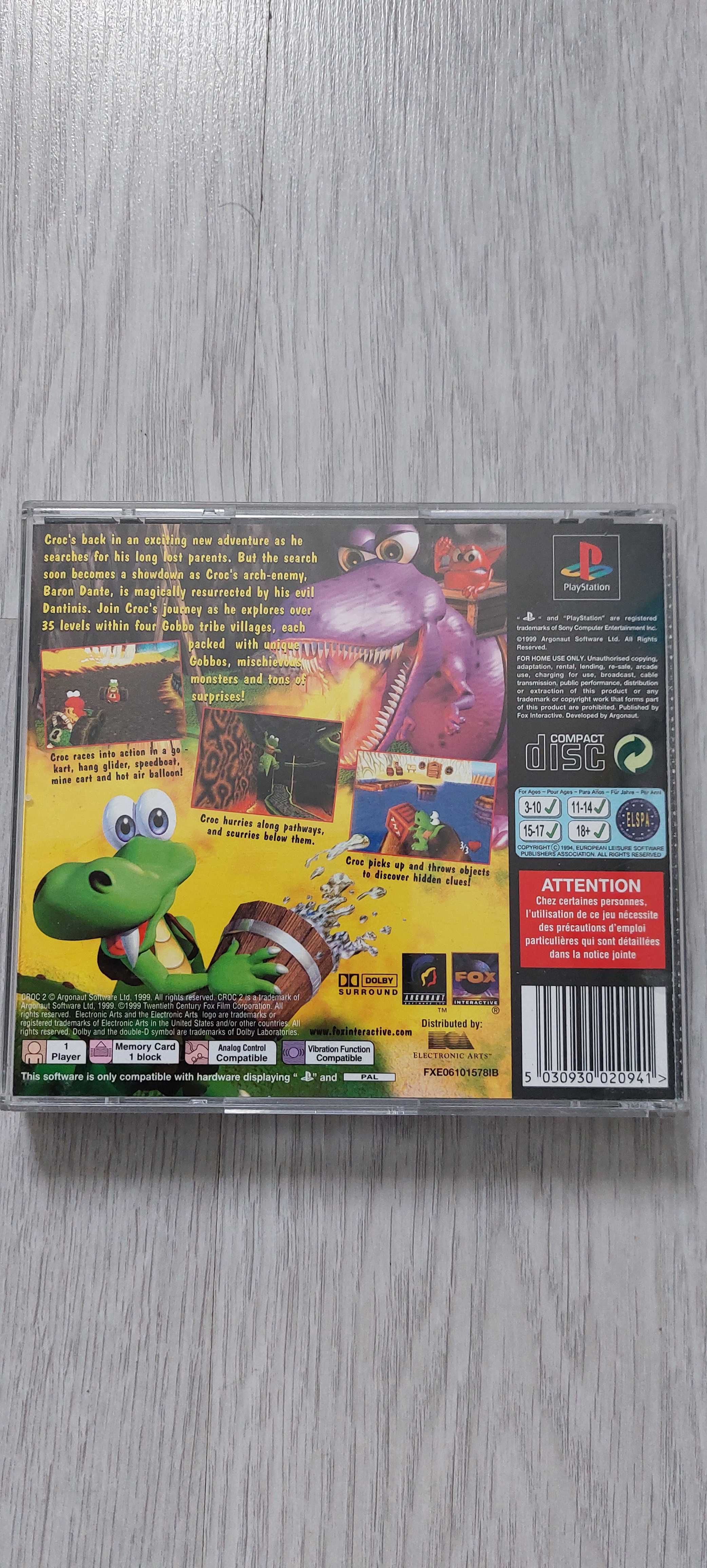 Croc 2 Ps1,Ps2,ps3 unikat