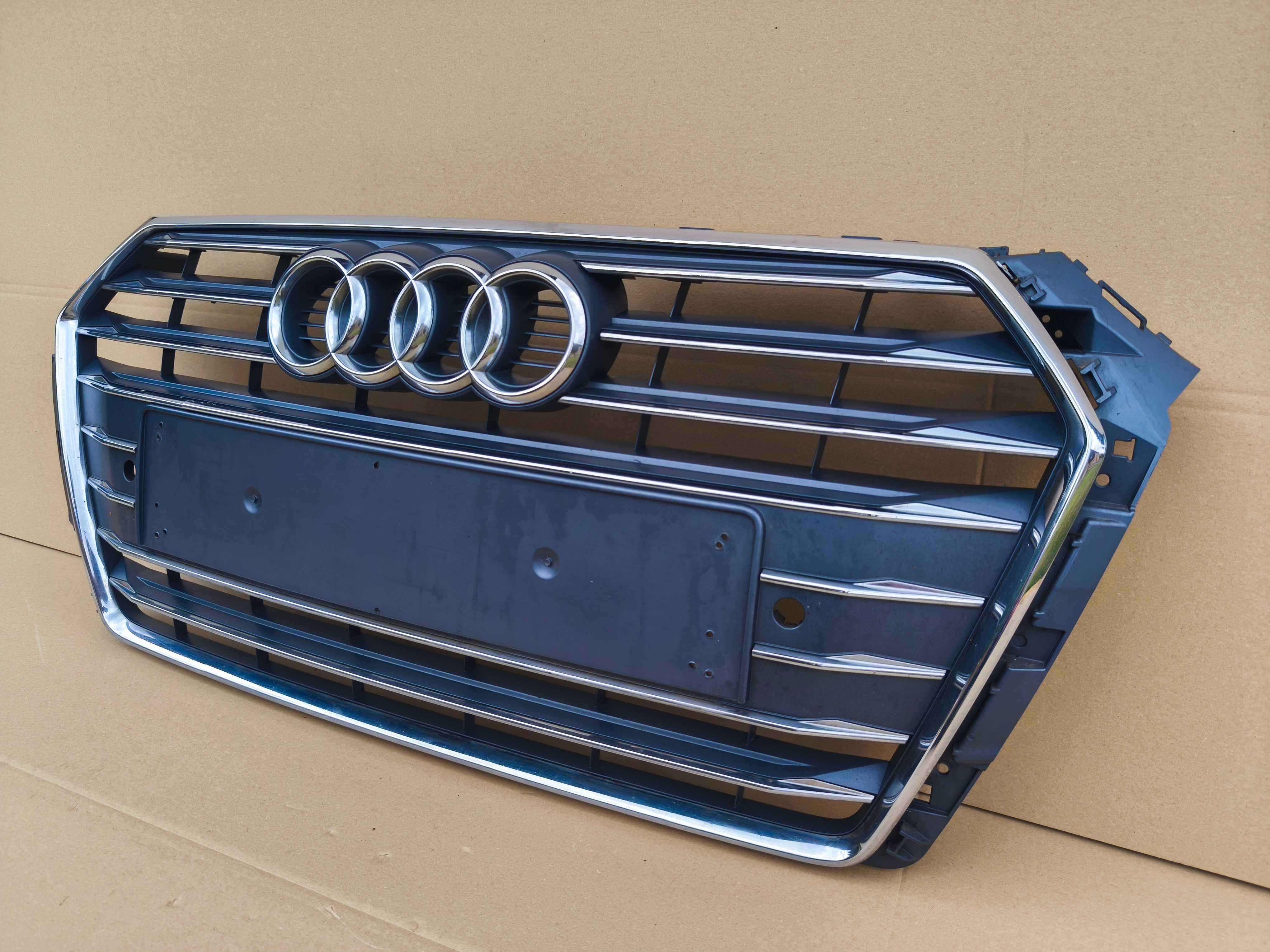 AUDI A4 B9 8W 16-19 S-Line grill atrapa zderzaka chrom 8W0.853.651AB