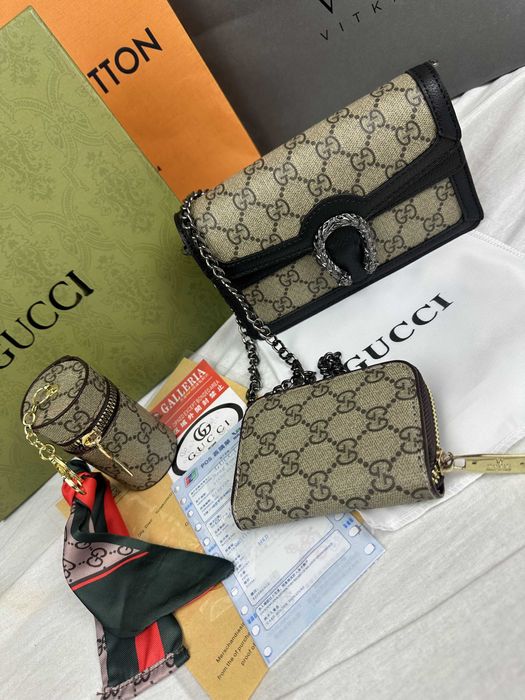 Torba komplet Torebka damska brazowy kuferek nowa pełne logowanie HIT